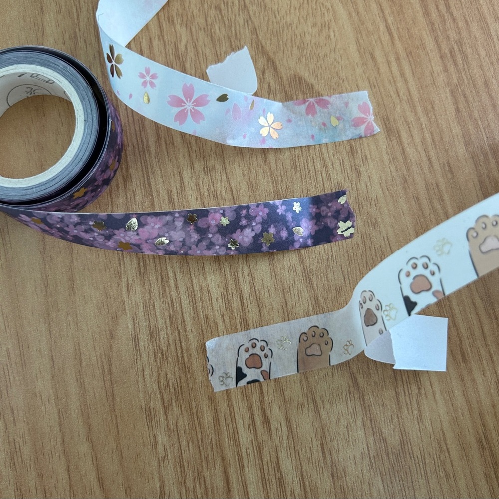 Set of 3 washi tape cute